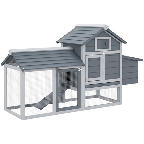 Pawhut chicken coop hen cage - hen,