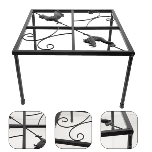 Black iron coop feeder - coop,