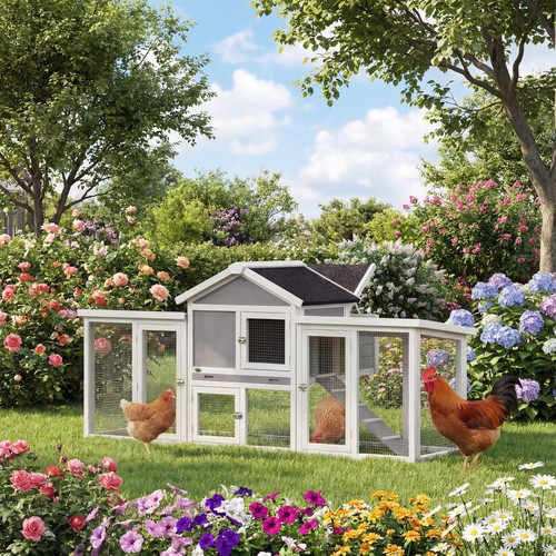 Pawhut wooden large outdoor - pawhut,