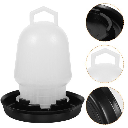 Reusable white plastic chicken - white,