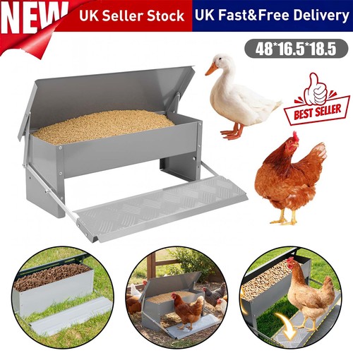 Auto chicken treadle feeder - treadle,