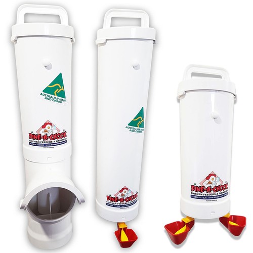 Chicken feeder drinker set - &,