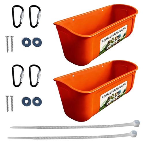 2pcs chicken feeders - 2pcs, fence
